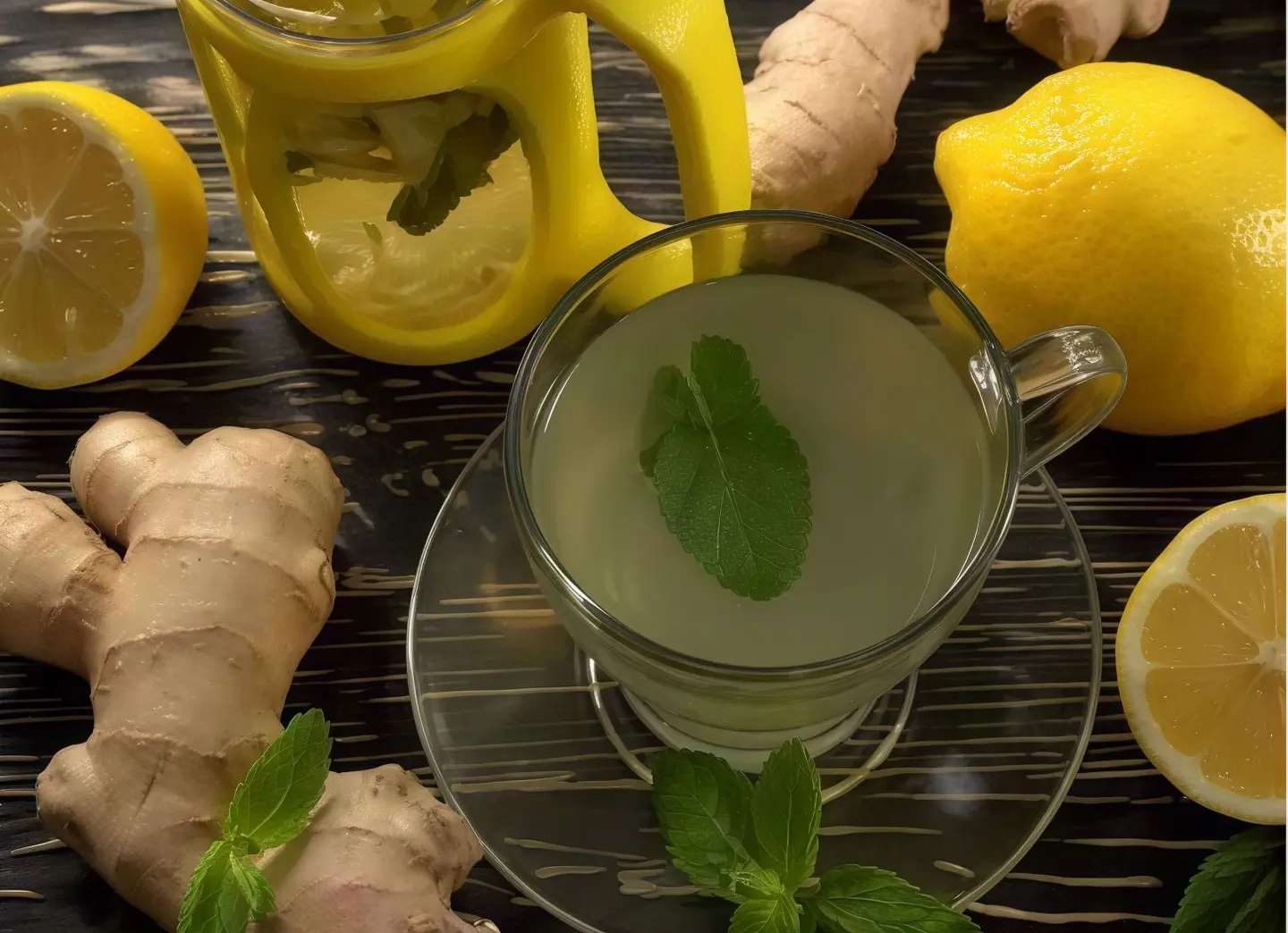 ليمون نعناع زنجبيل - 1.5 لتر