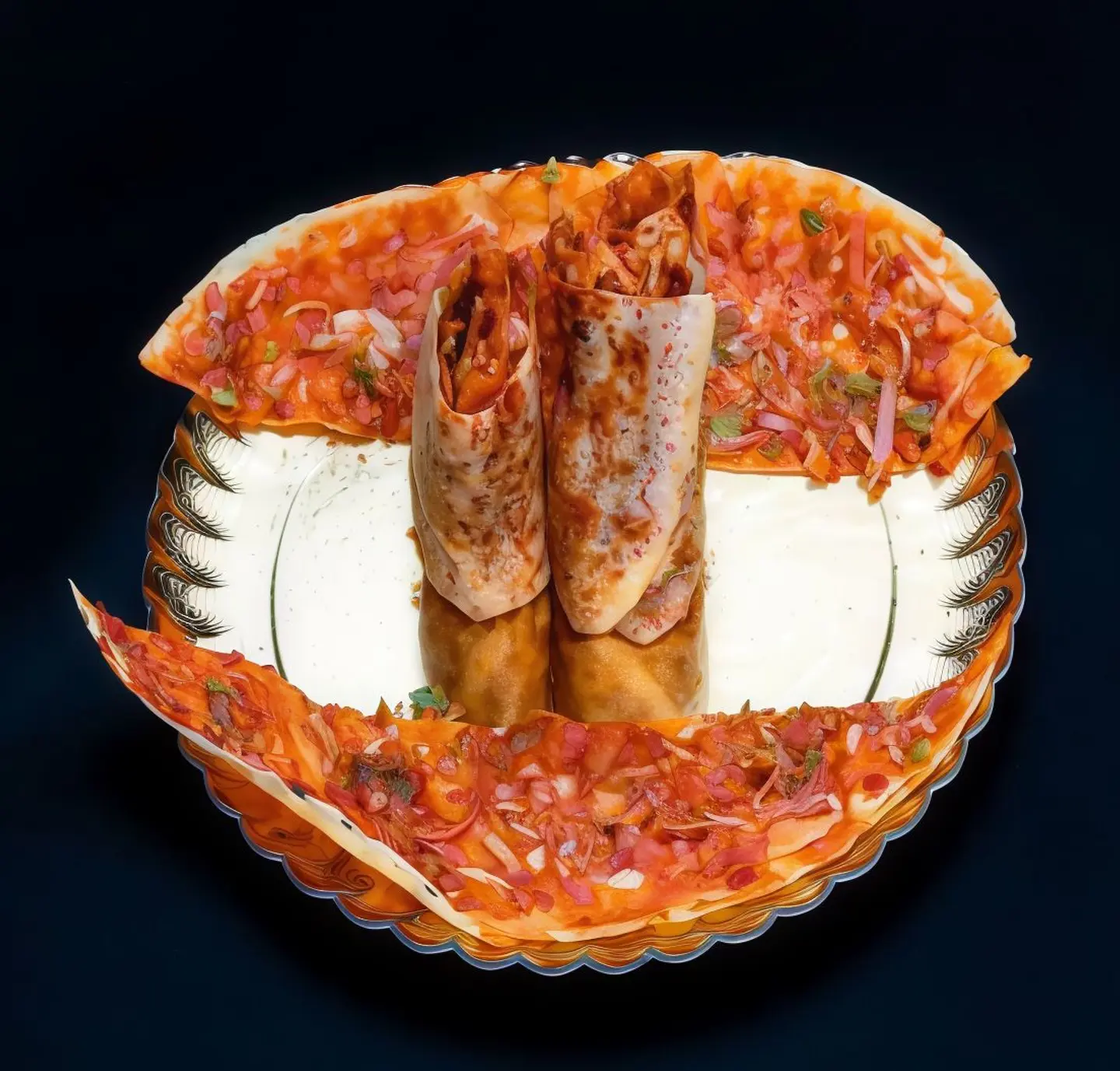 Chinese Spring Roll Dosa
