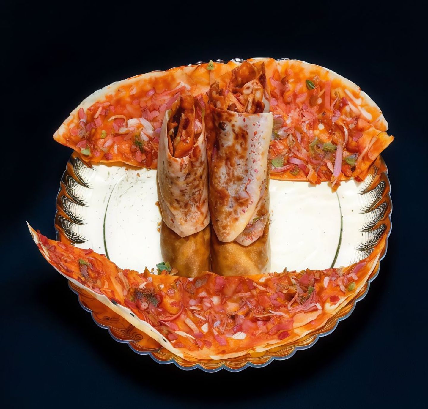 Chinese Spring Roll Dosa