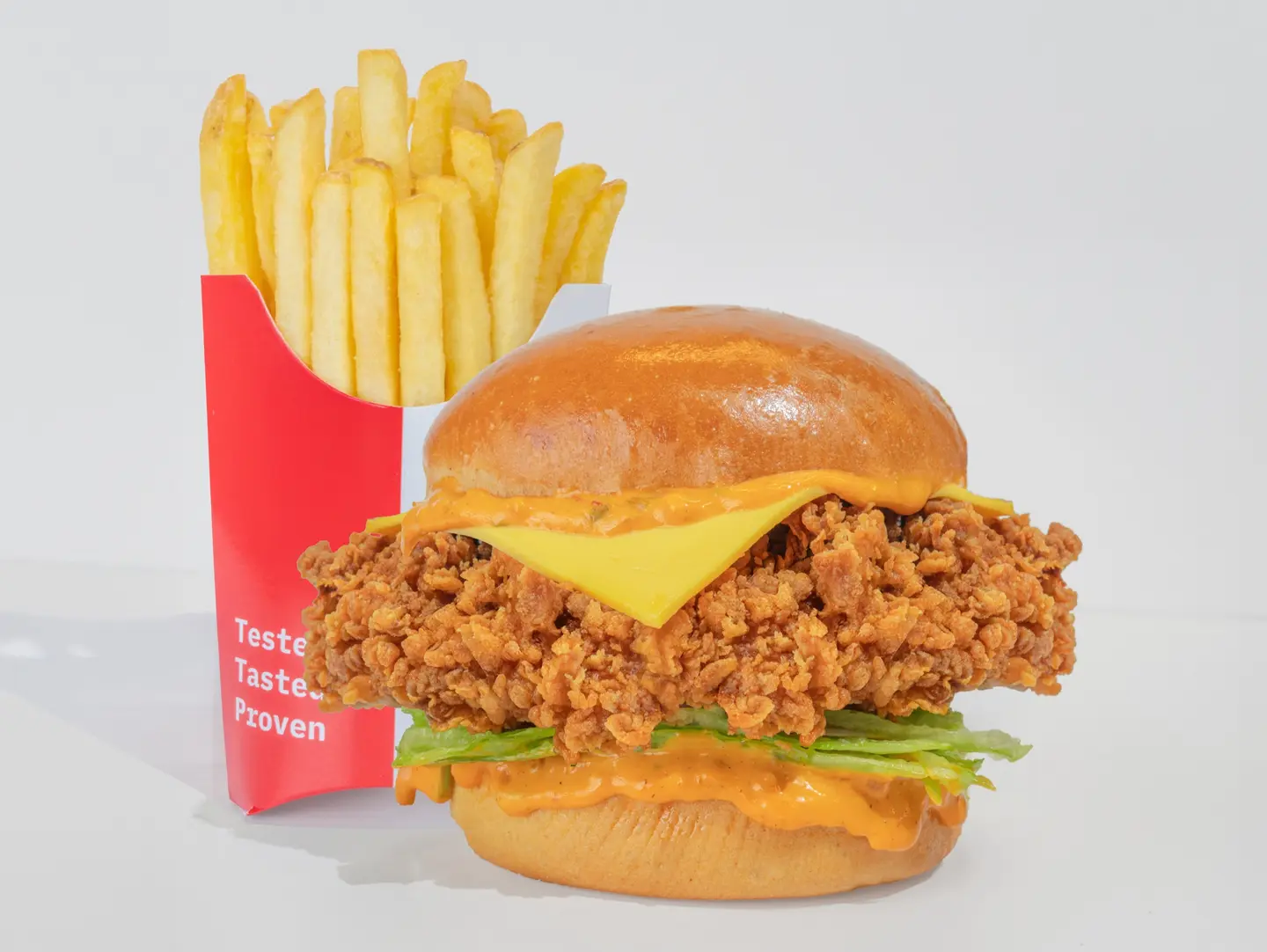 Signature Burger With Fries