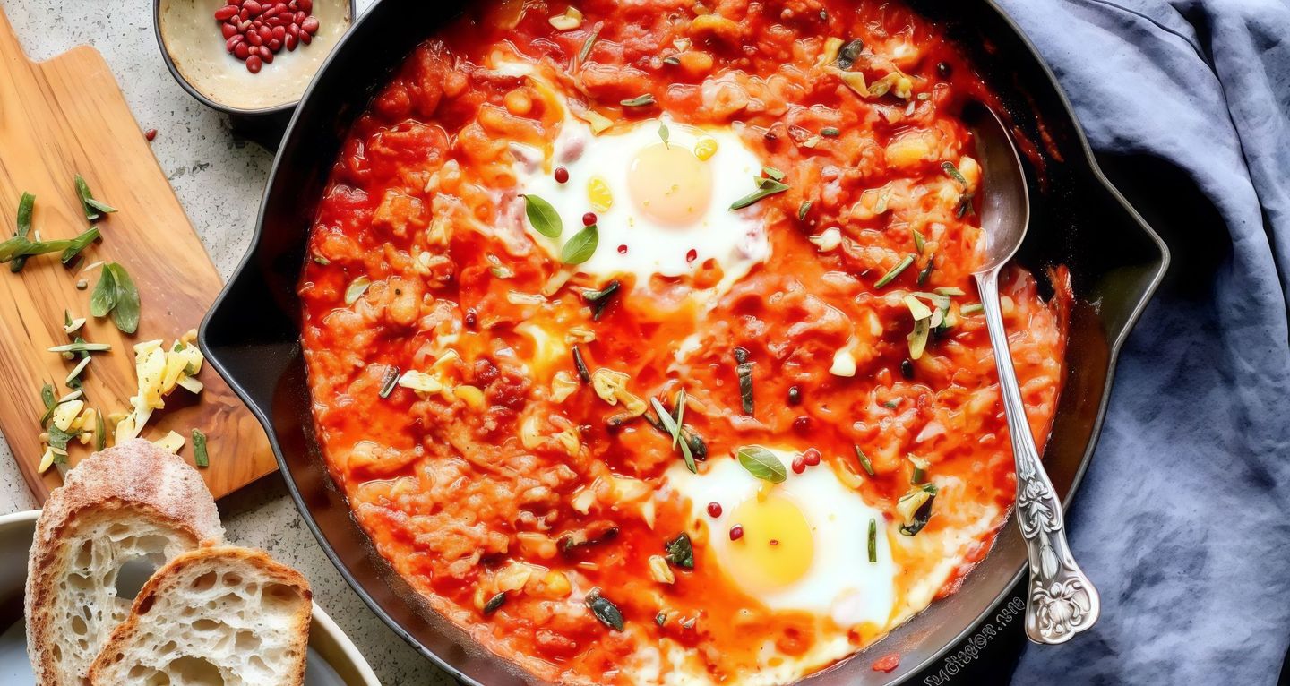 Beans With Eggs