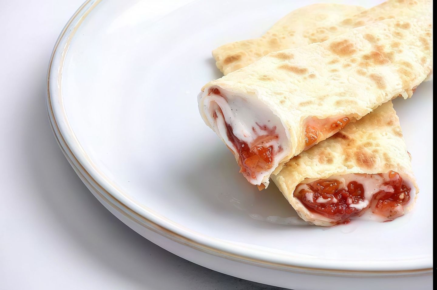 Cheese Jam Chapati