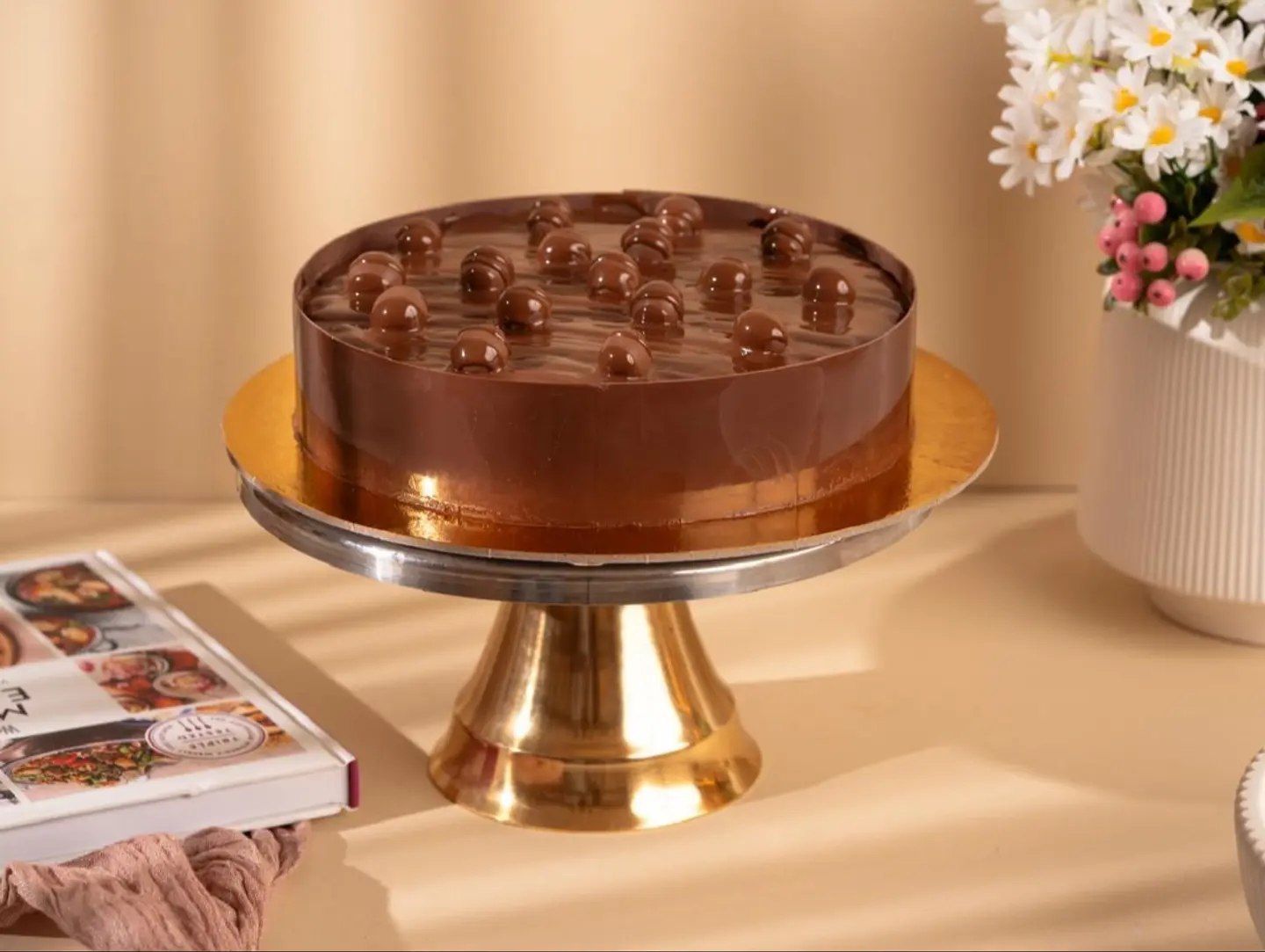 كيك نوتيلا كبير