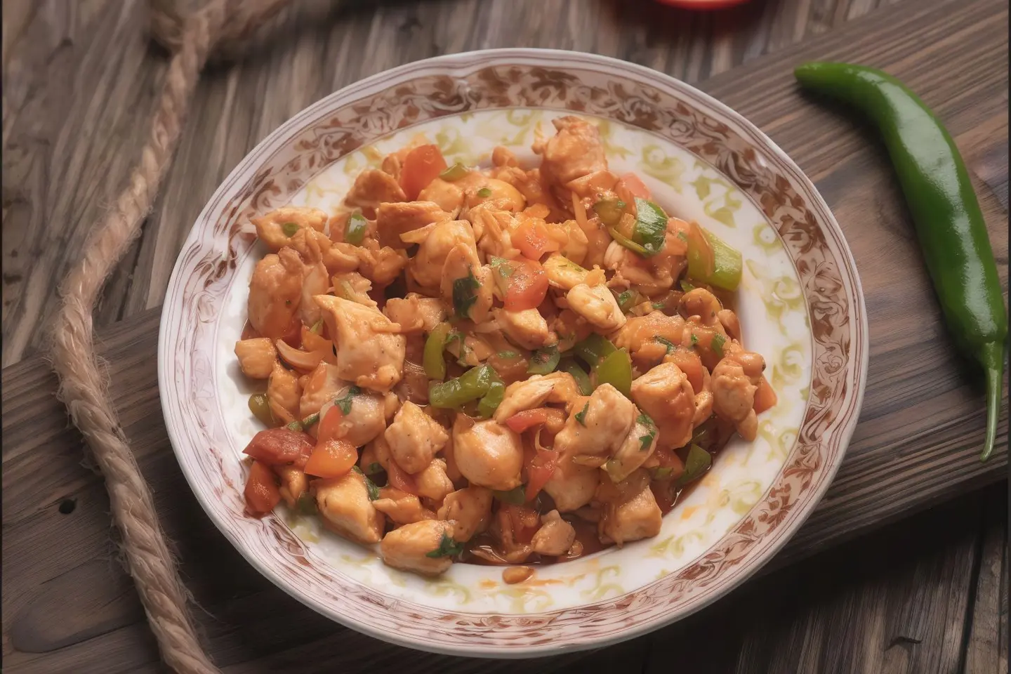 Chicken Mgalgal Plate