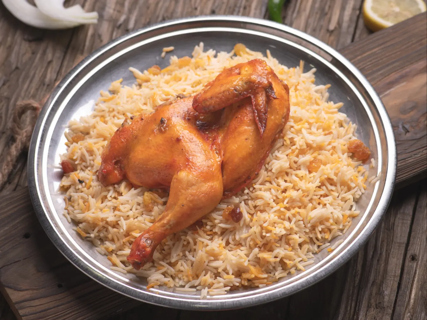 A Quarter Of Mandi Chicken
