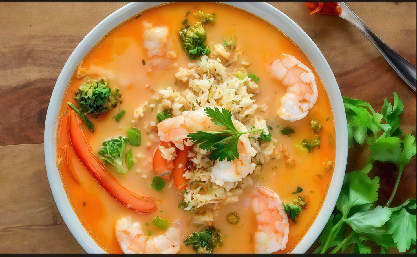 شوربة الجمبري الخاصة