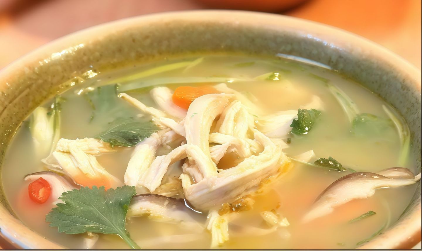 شوربة الدجاج التايلندي