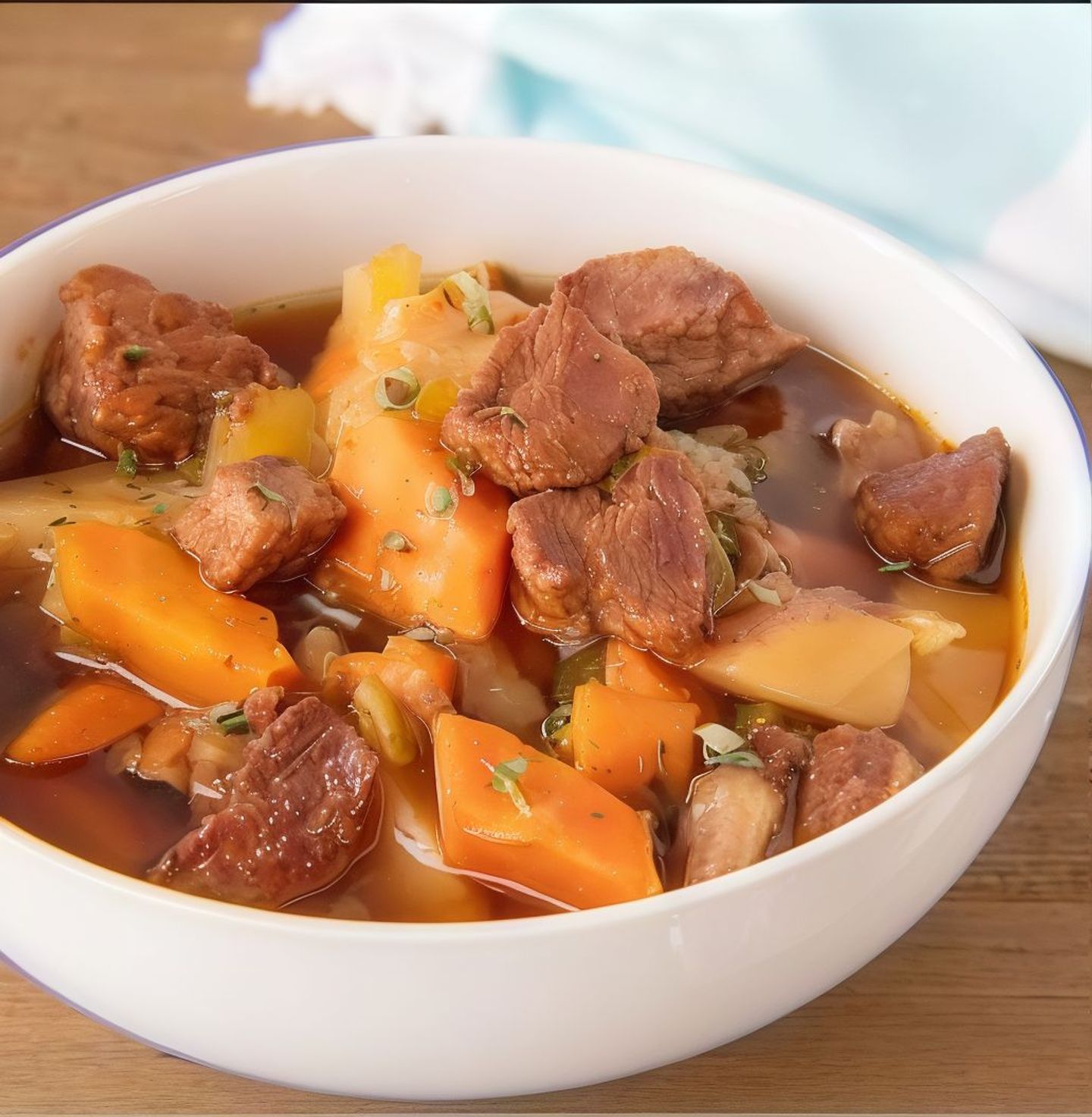 شوربة اللحم البقرى
