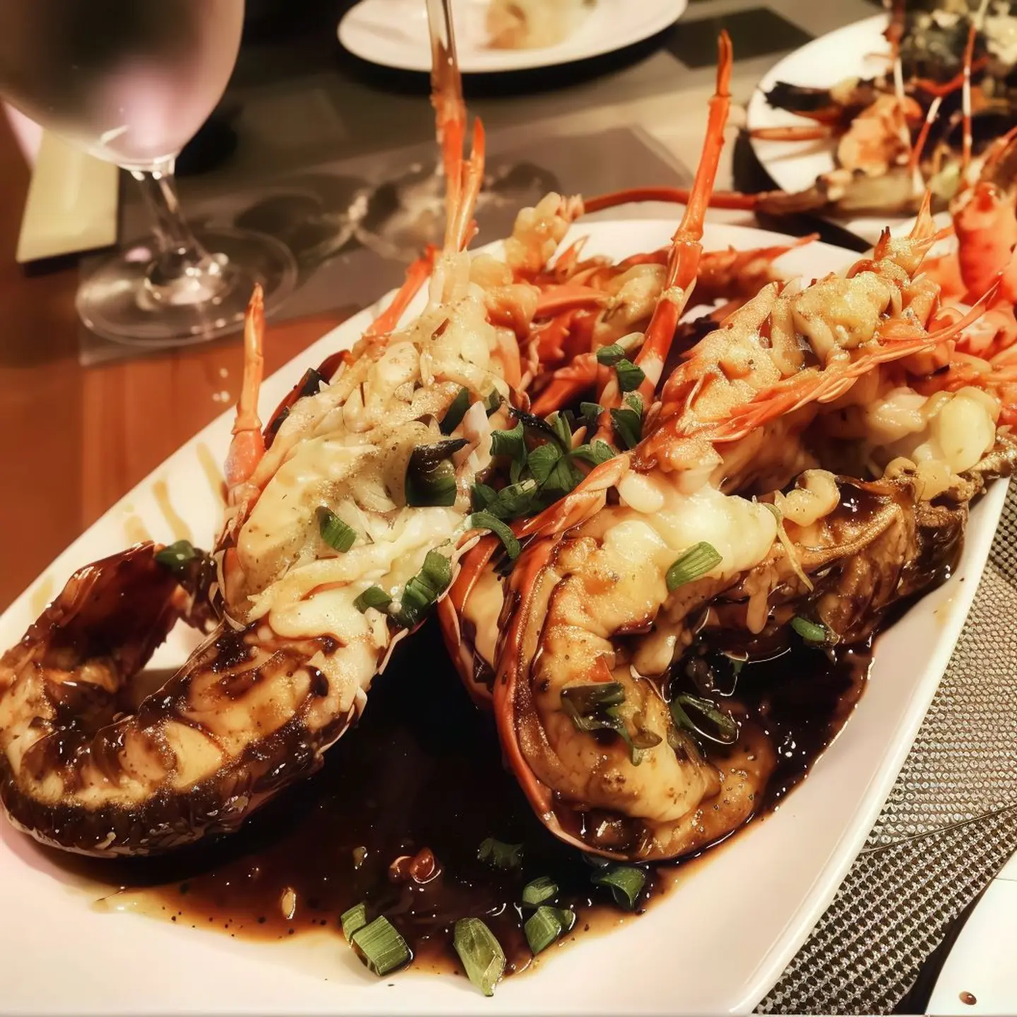Lobster With Black Pepper Sauce