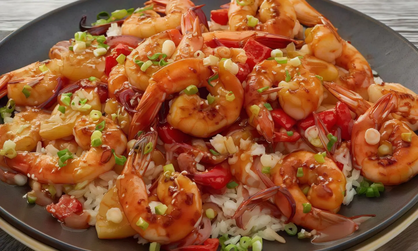 Sweet And Sour Prawns