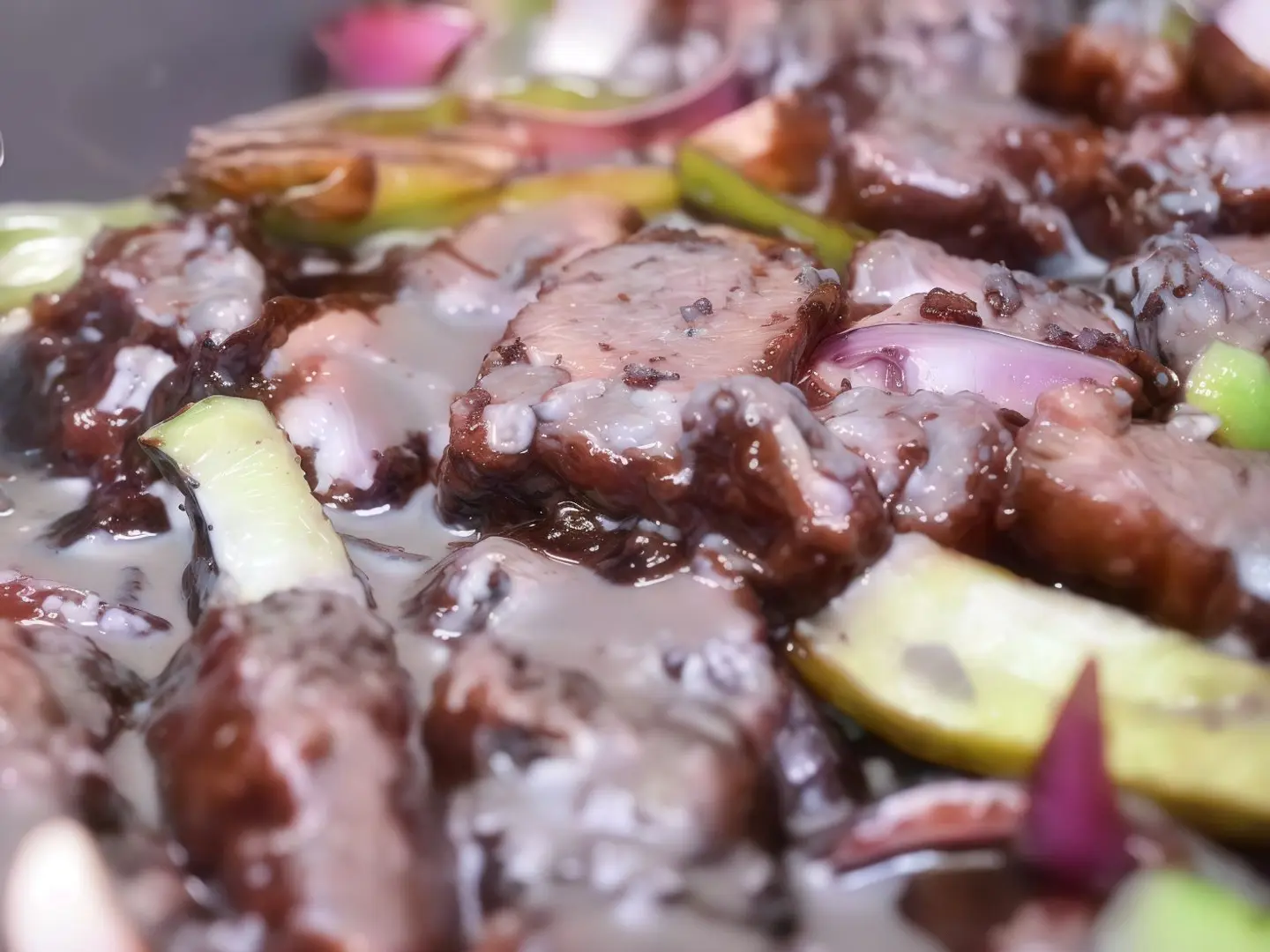 Beef With Sea Oyster Sauce