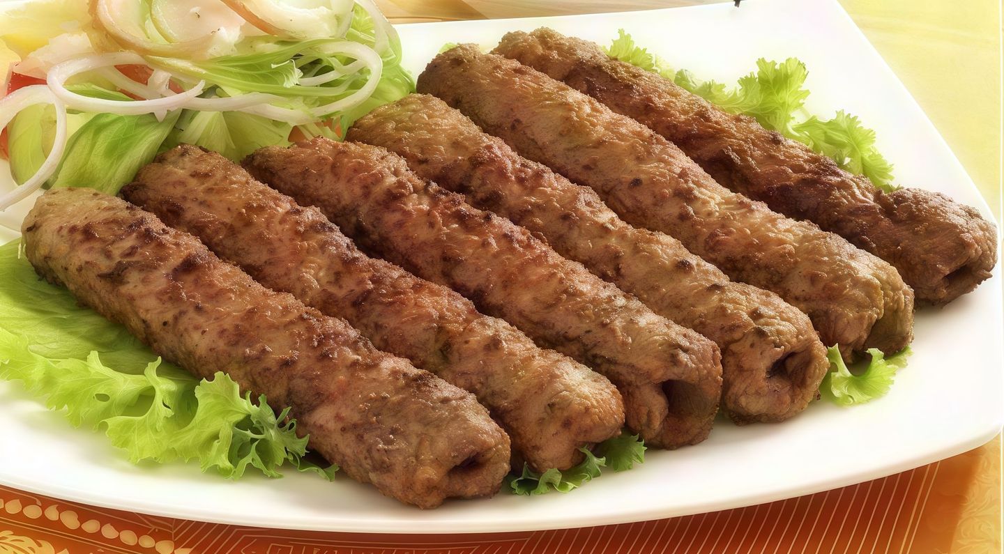 سیخ کباب لحم