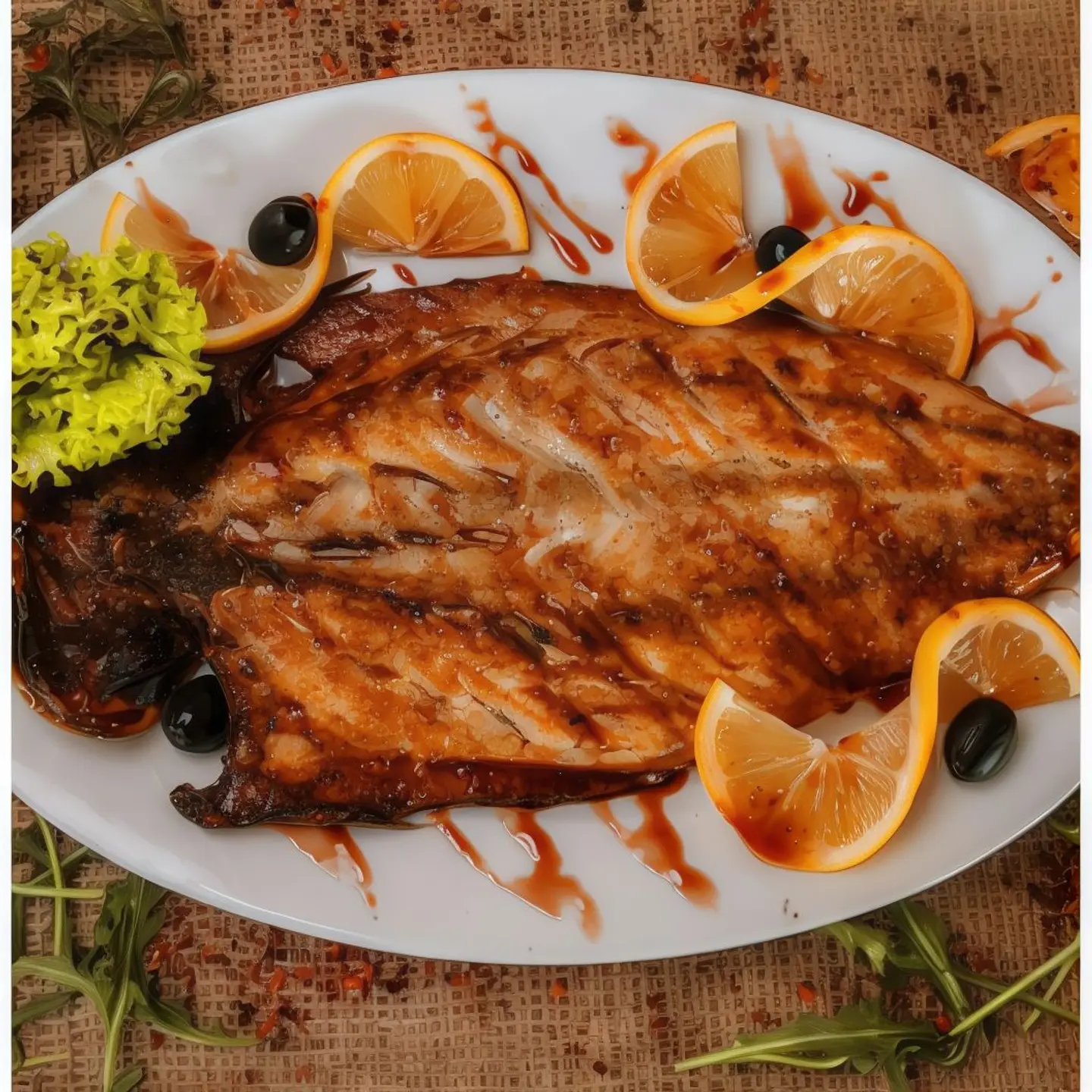 صلصة السمك والثوم الحارة