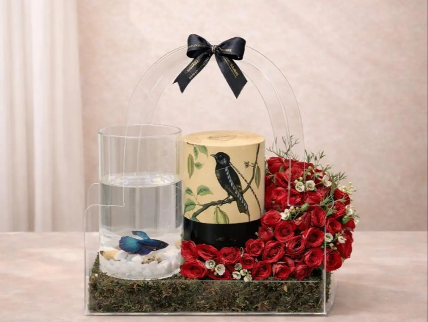 سلة السمكة والشوكليت