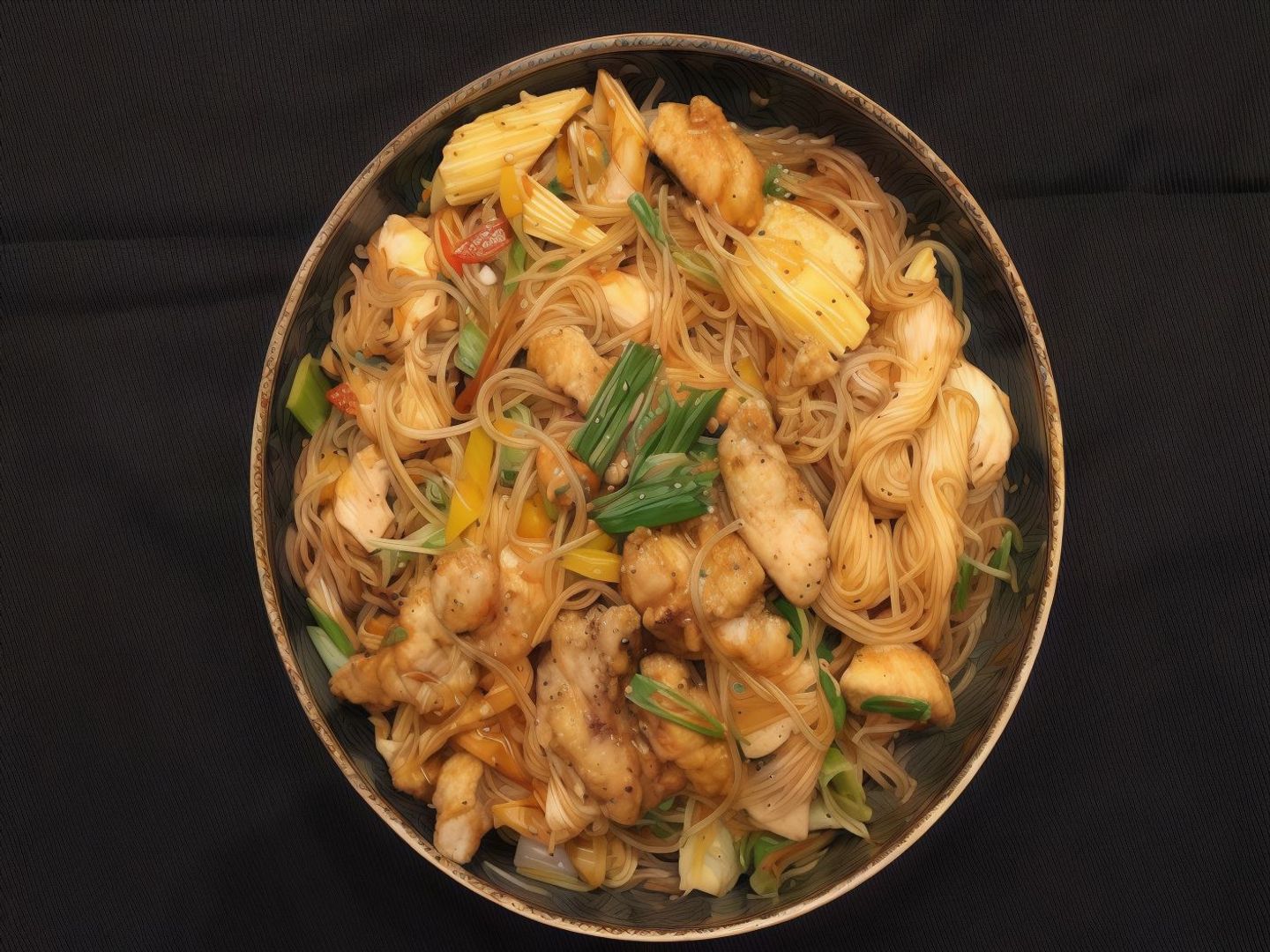 Chicken Vermicelli Noodles