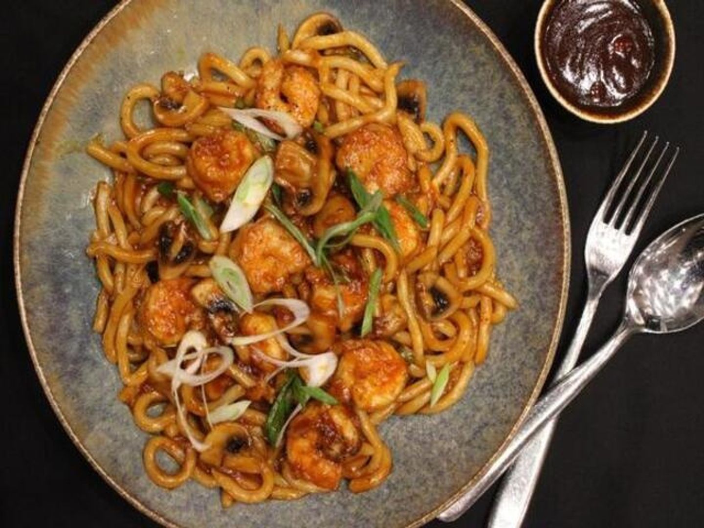 Shrimp Udon Noodles
