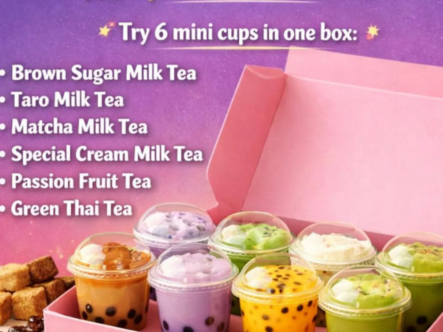 6 Mini Cups In One Box ( Each Cup 10 Oz   300ml)