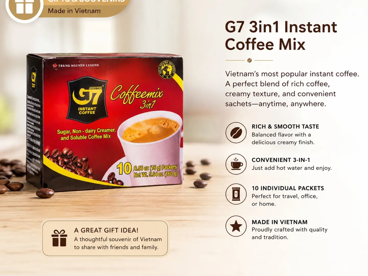 G7 3 In 1 Instant Coffee ( 10 Bags)