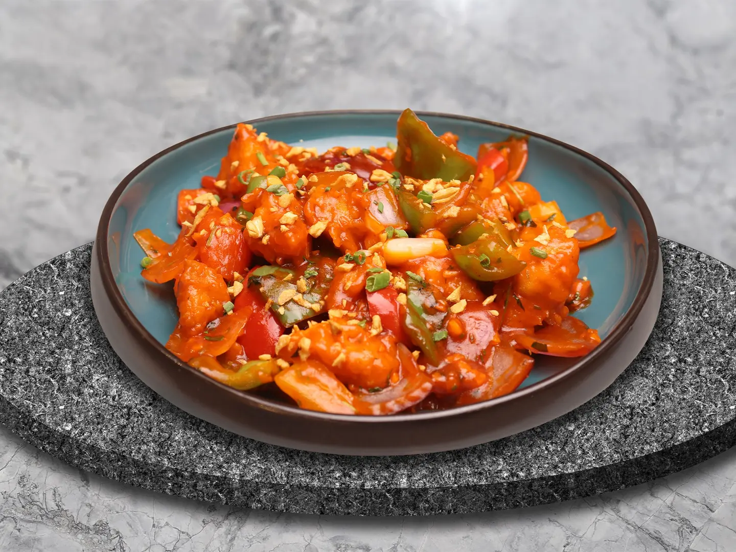 سمك بنكهة الثوم