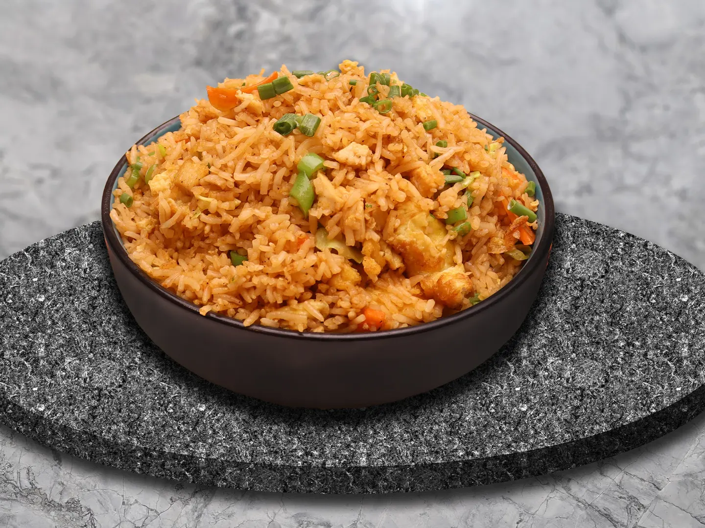 أرز مقلي بالدجاج