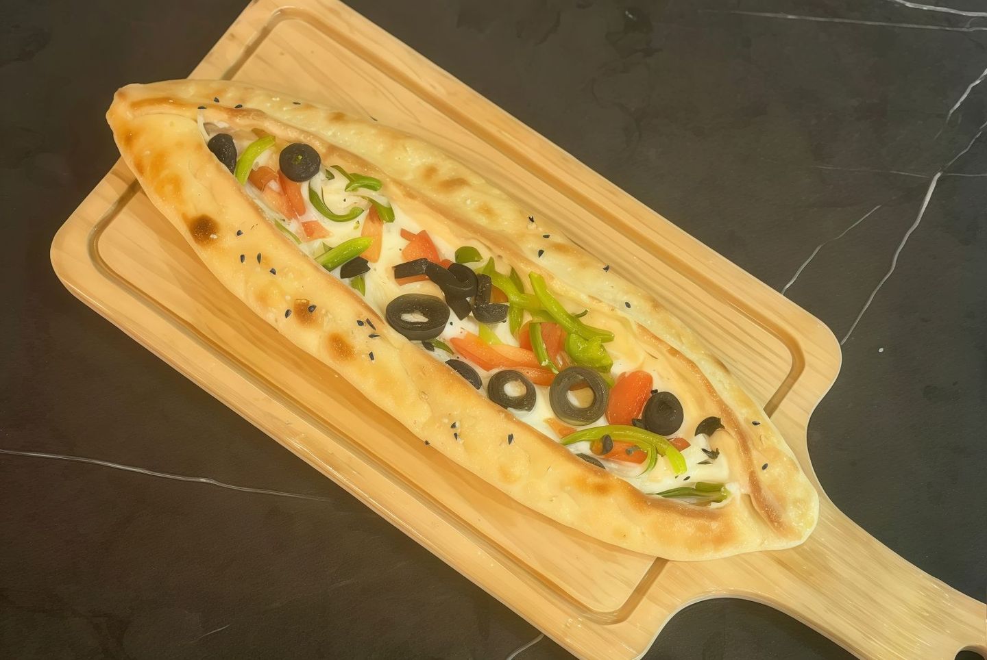 لبنة بالخضار