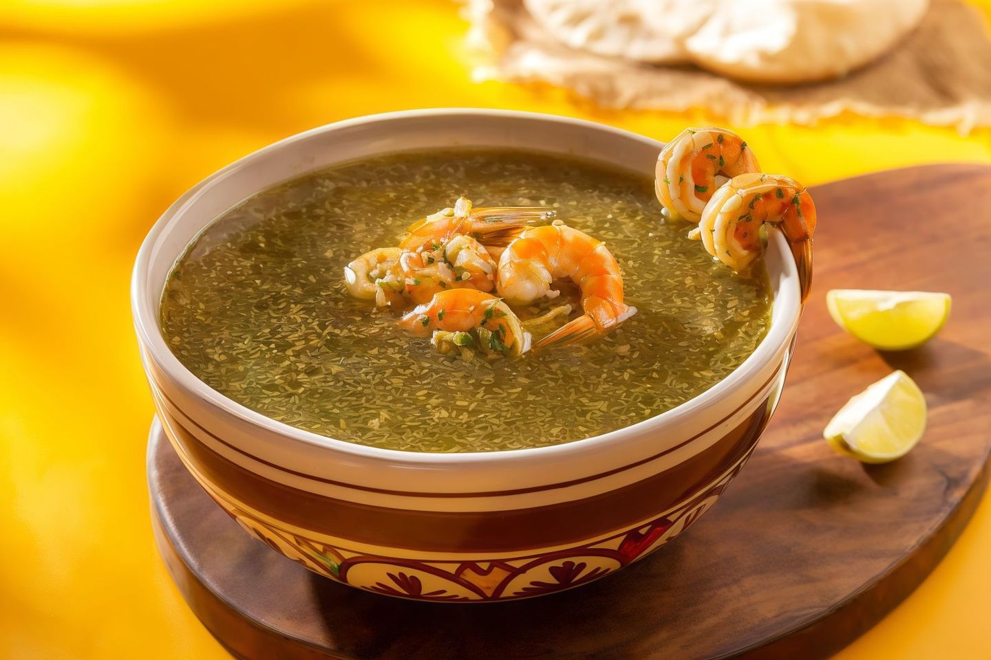 Mulukhiyah With Shrimp