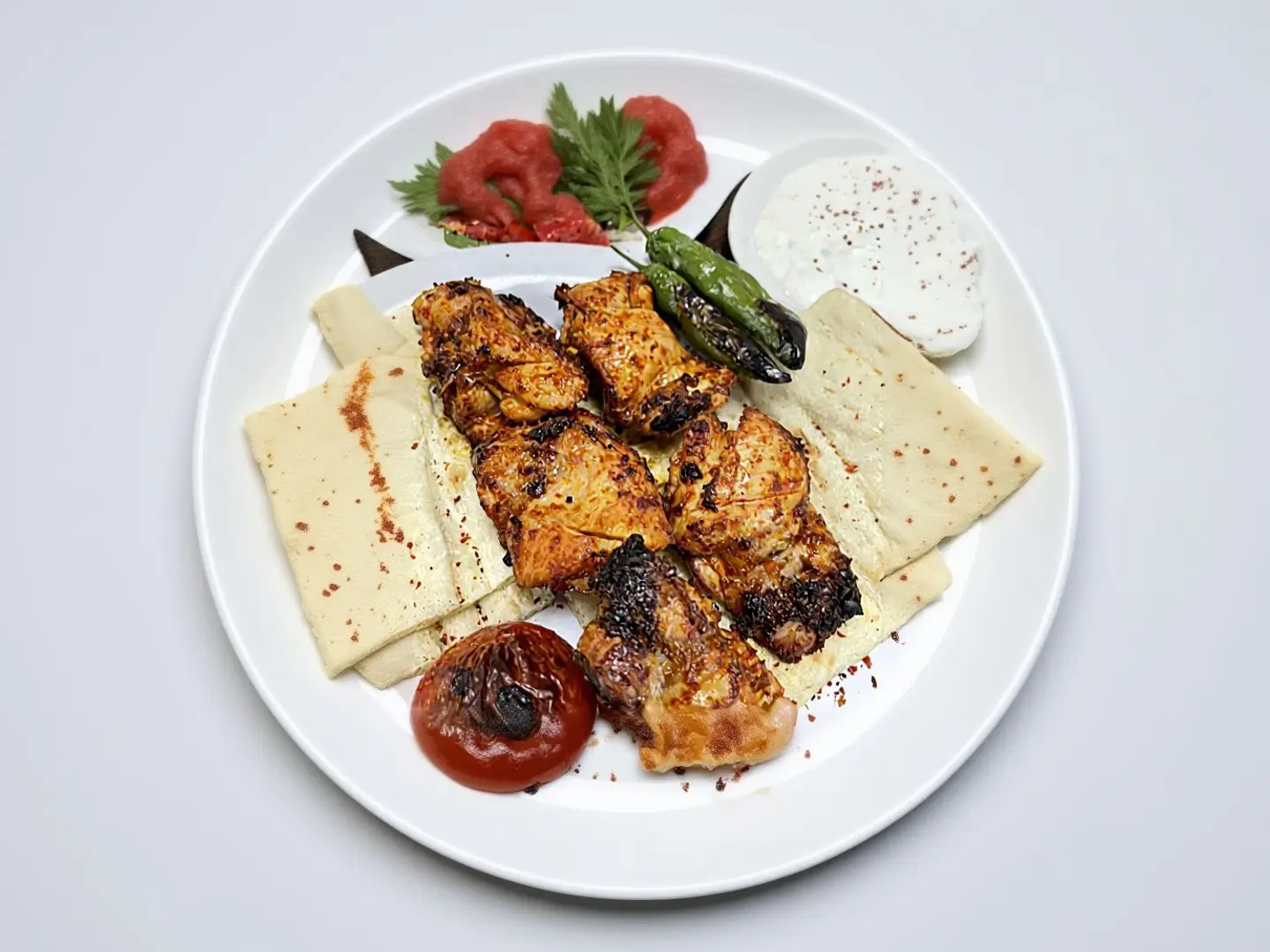 شيش طاووق بالعظم