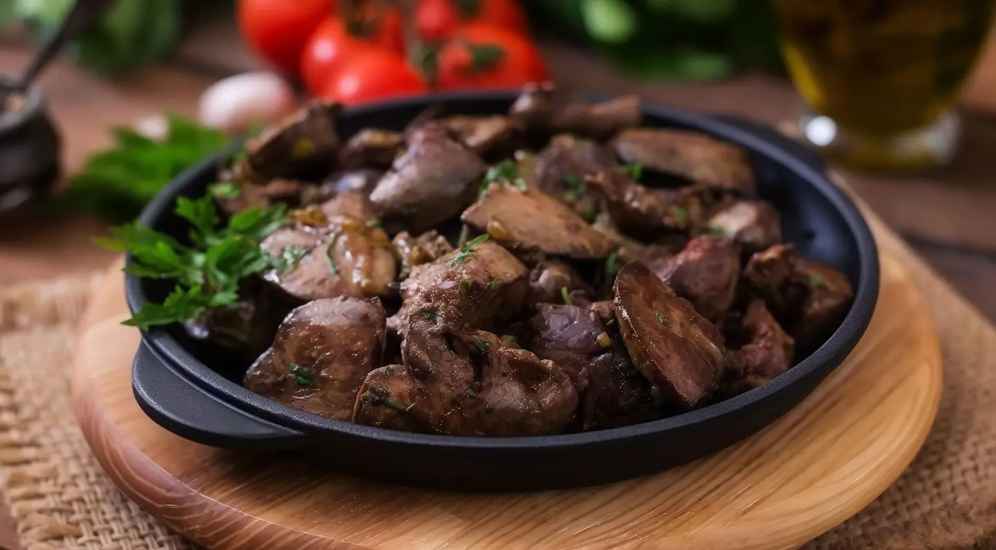 صحن كبدة غنم