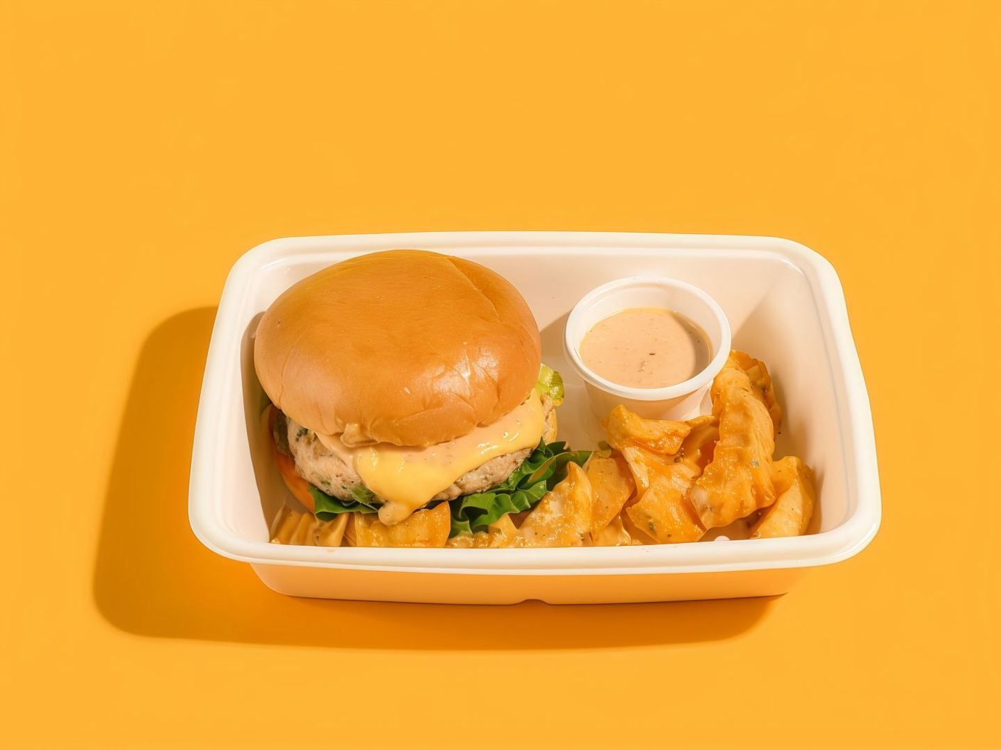 Creamy Chicken Burger