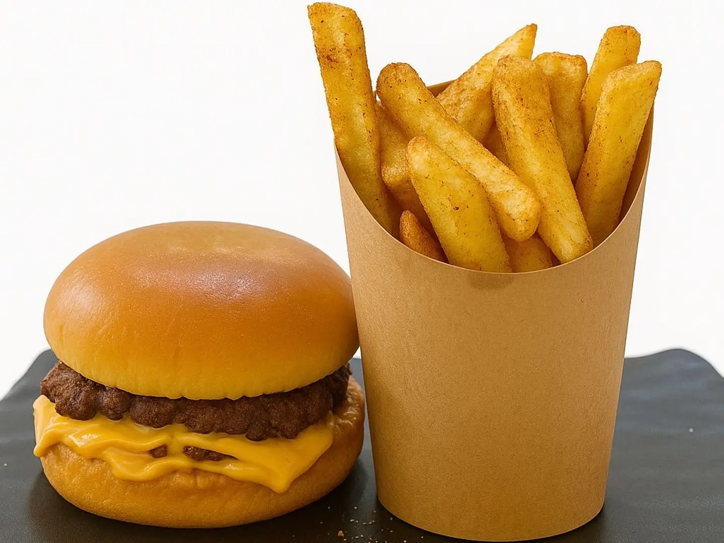 برجر كلاسك مع بطاطس