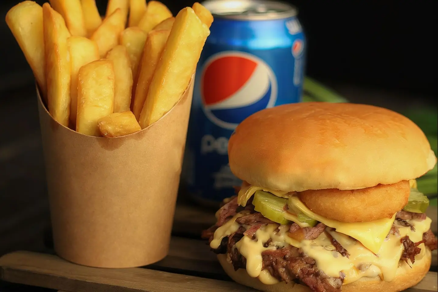 وجبة برجر بريسكت