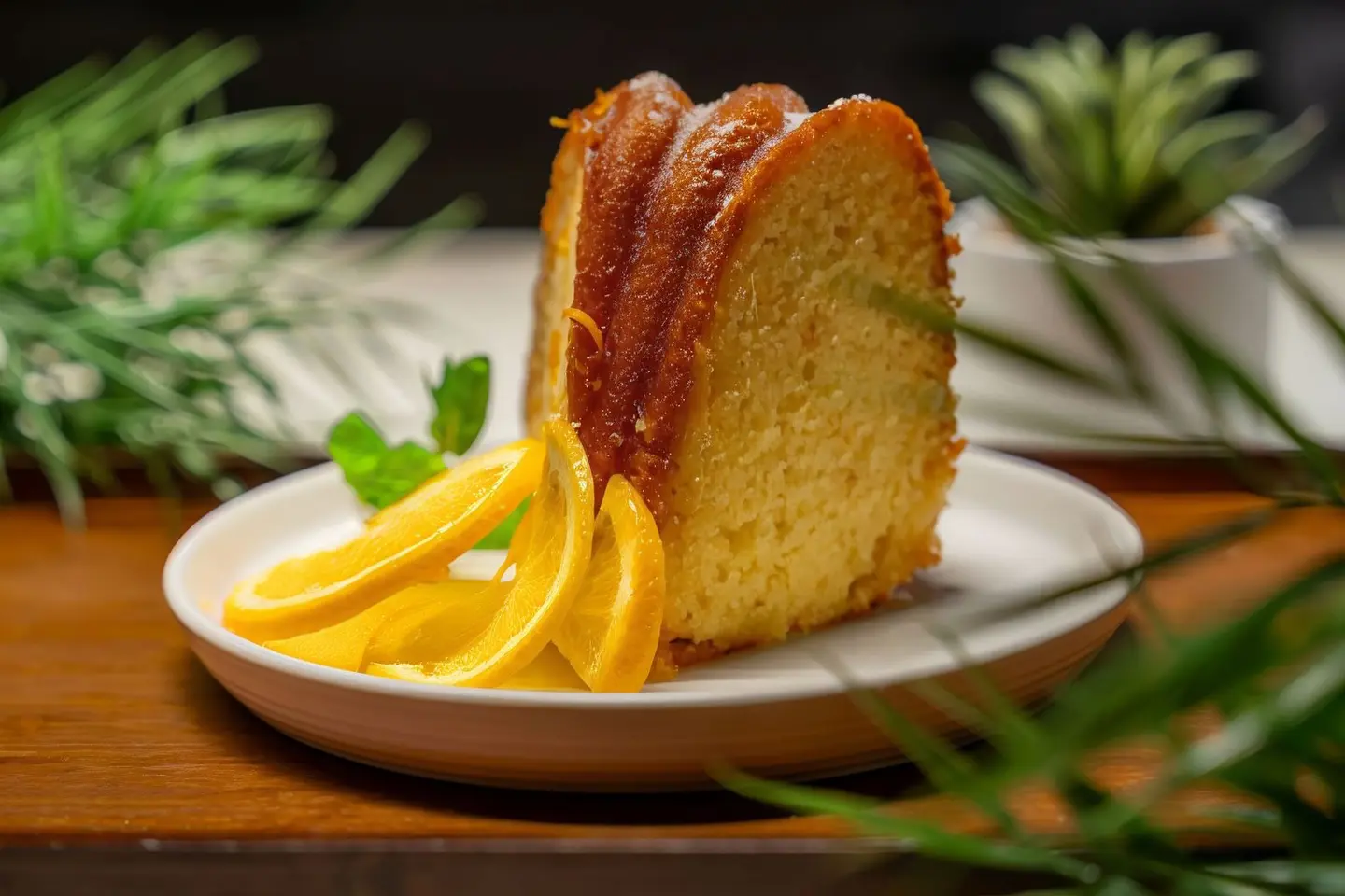 Slice Orange Cake