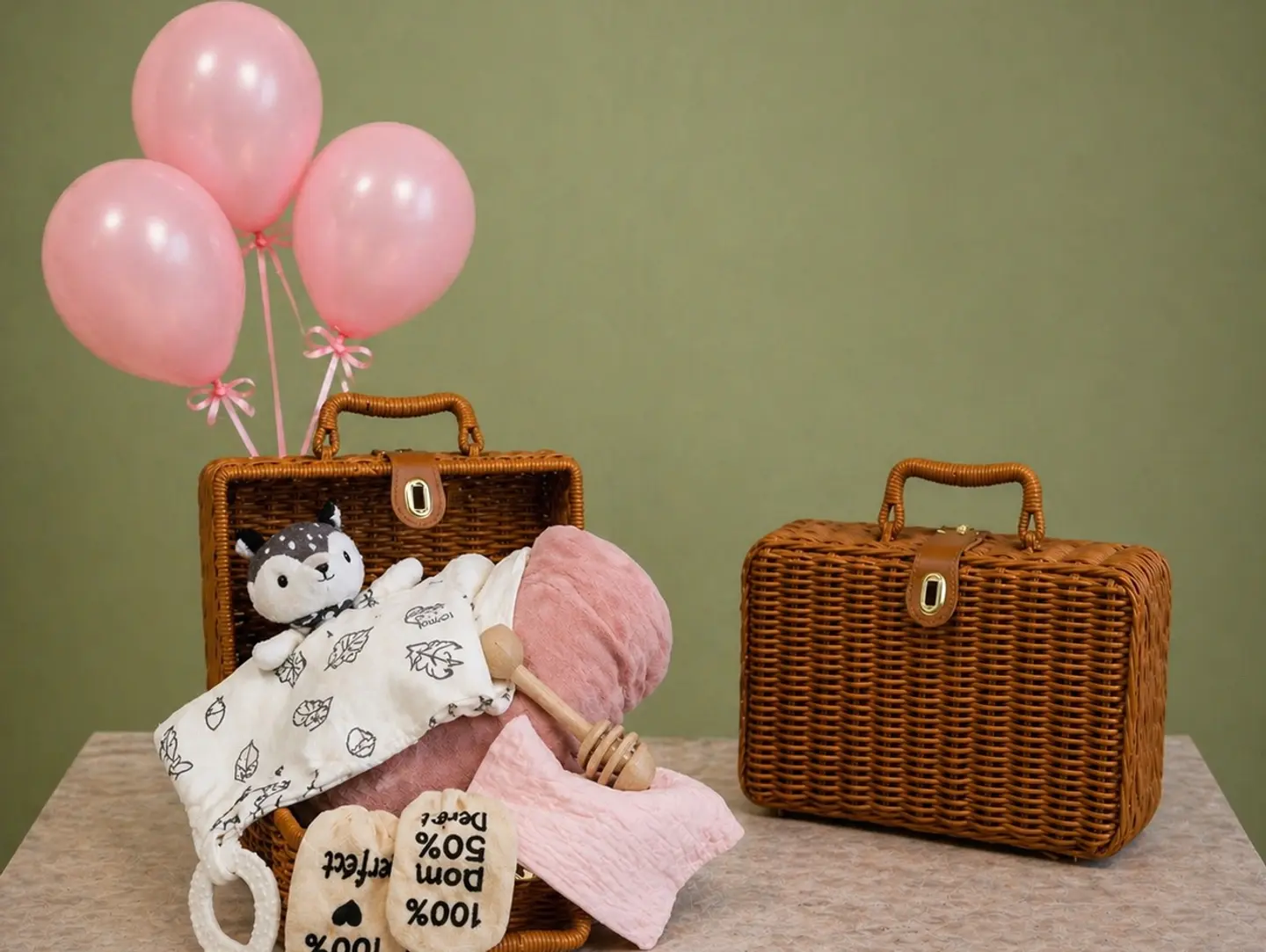 Pink Newborn Gift Box