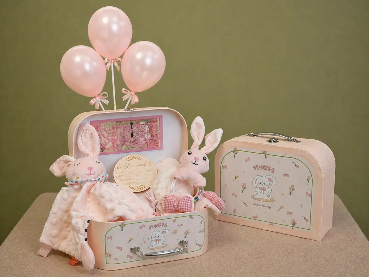 Soft Pink Newborn Gift Box