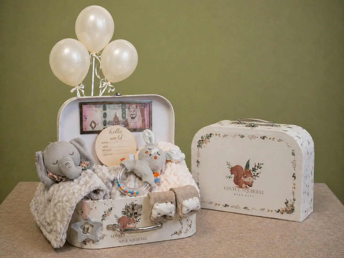 Beige Newborn Gift Box