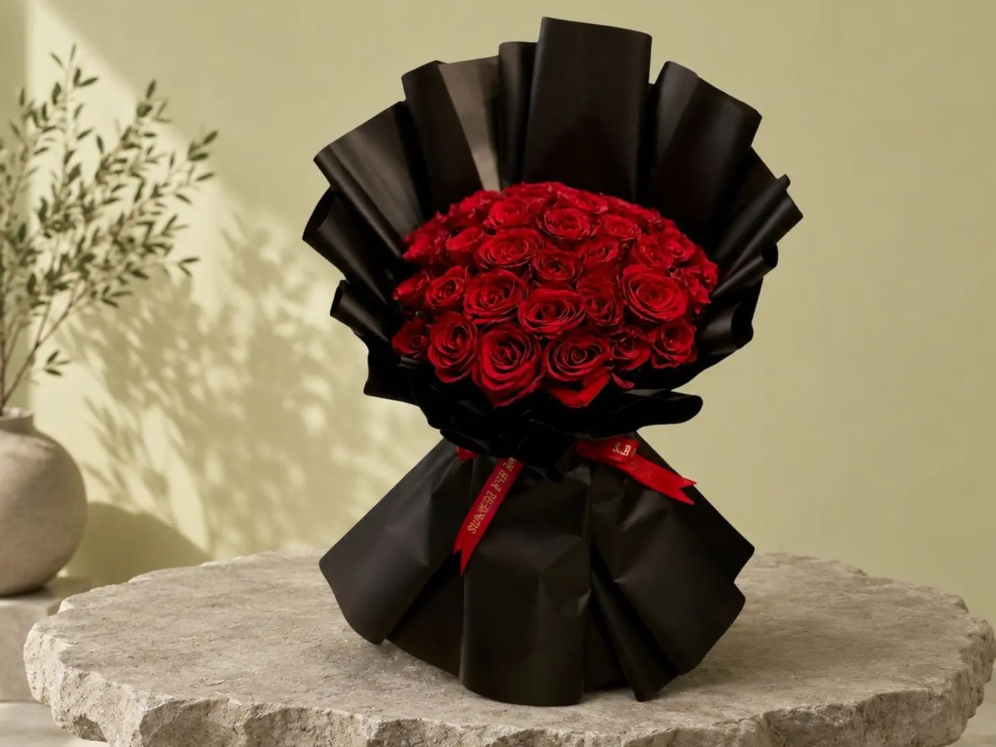 Elegant Red Rose Bouquet