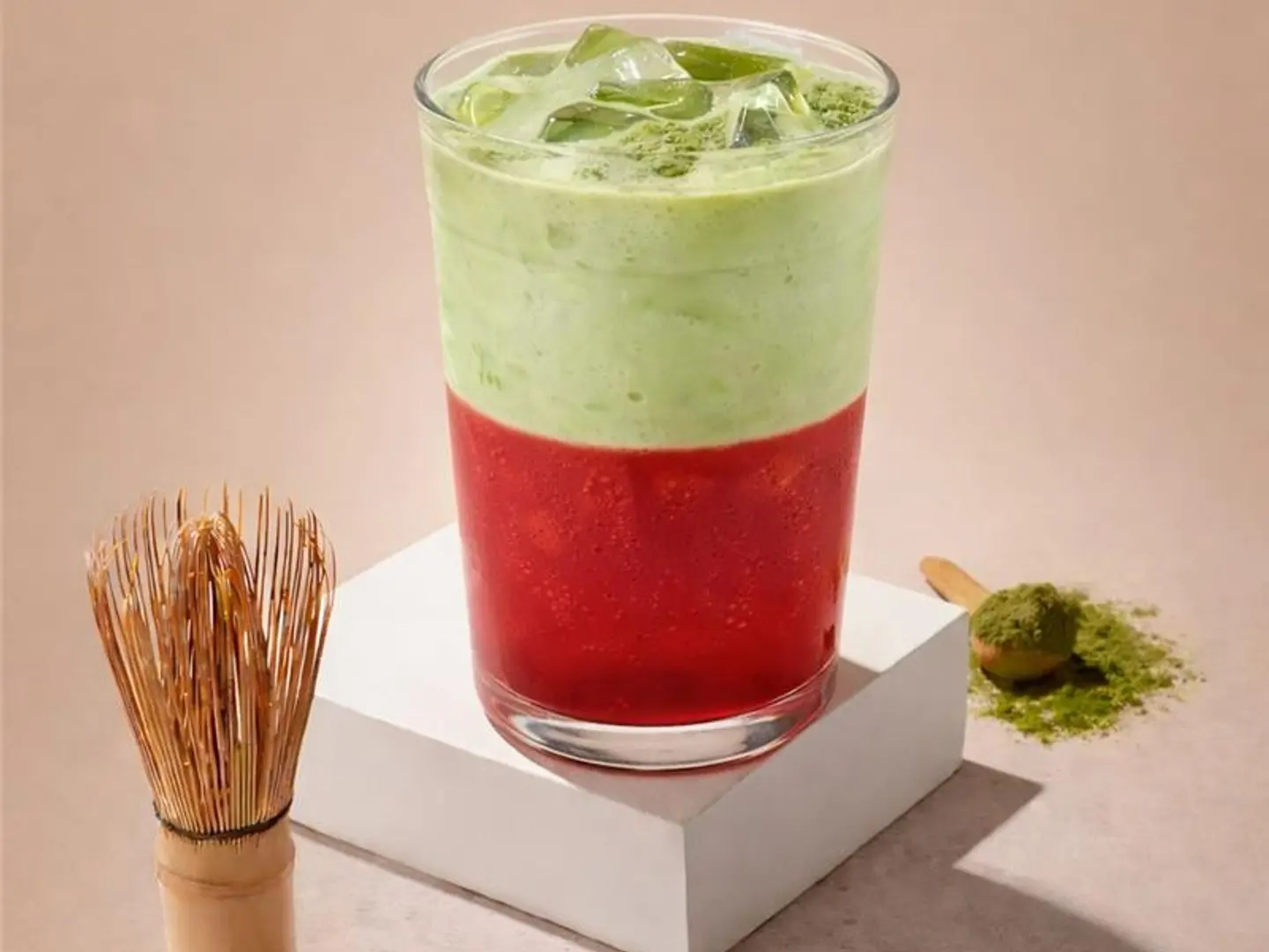 Iced Hibiscus Matcha