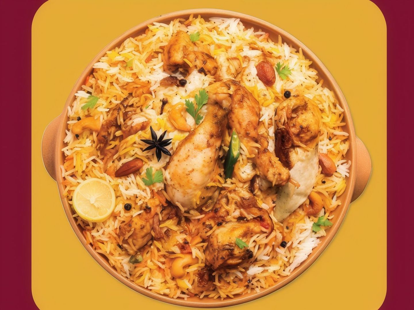 برياني دجاج زعفراني