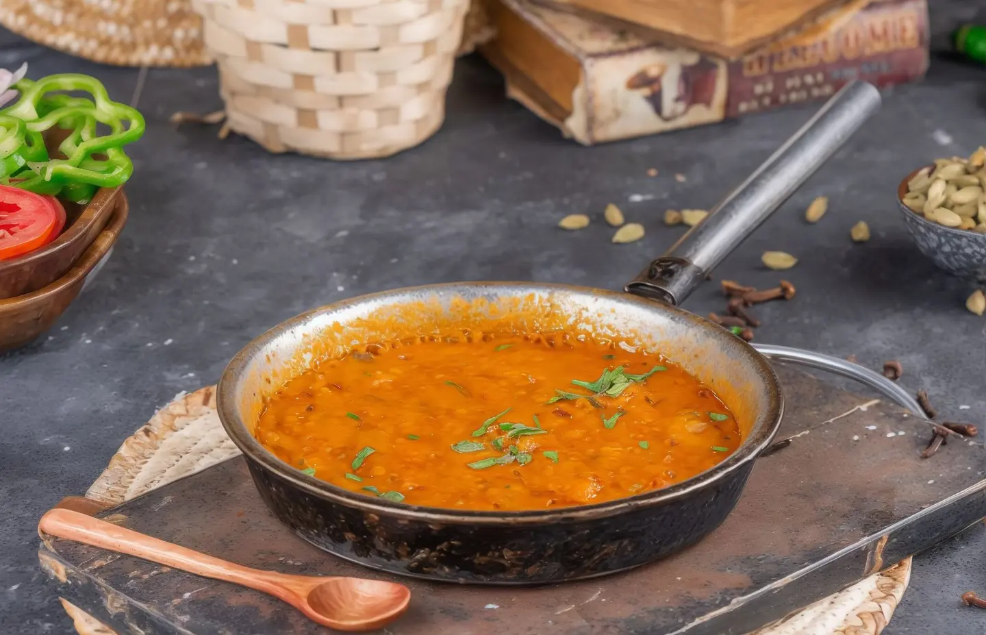 Tawa Lentils