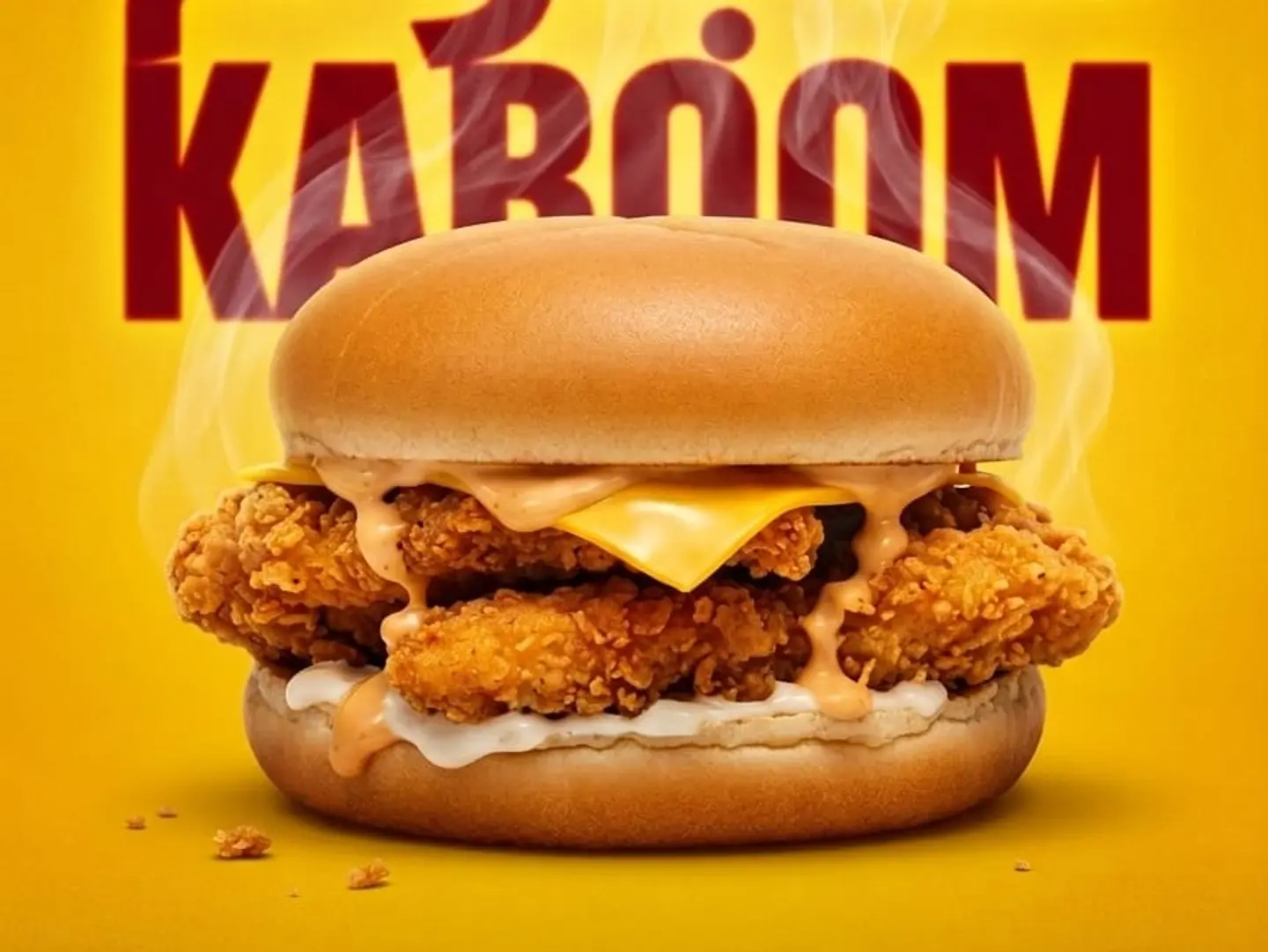 كرنشي تشكن برجر