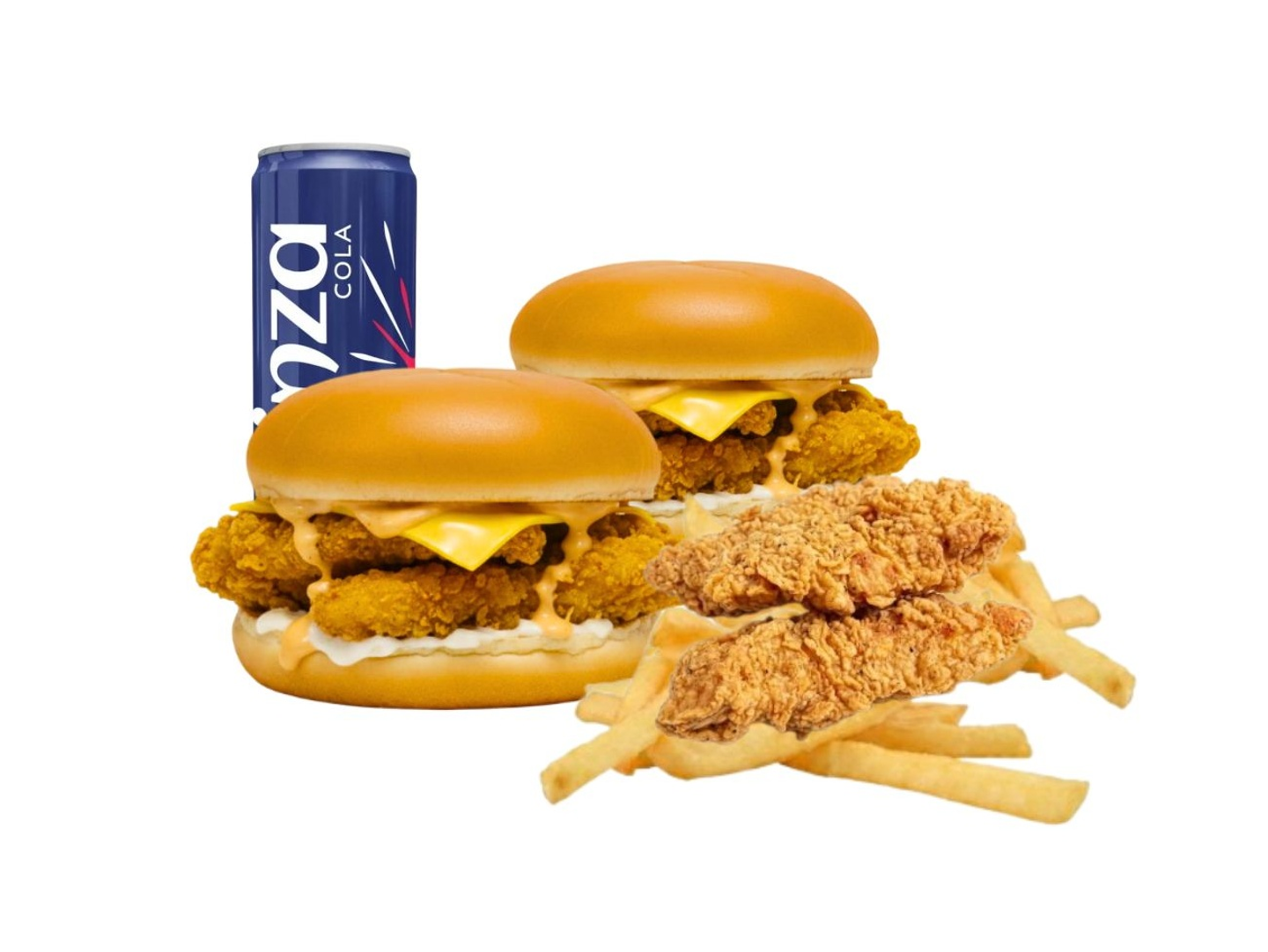Double Crunchy Chicken Burger Meal