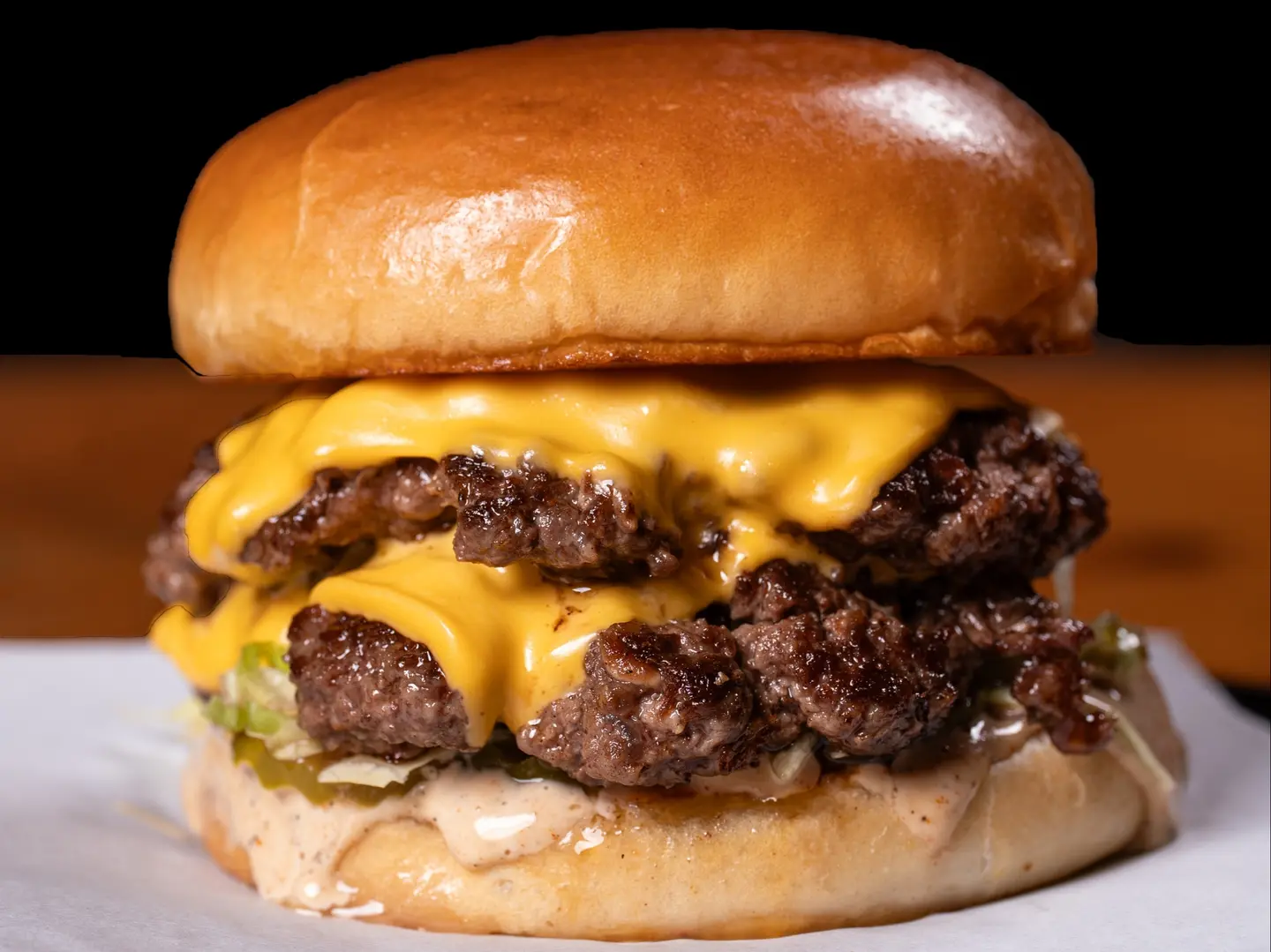 برجر لحم دبل