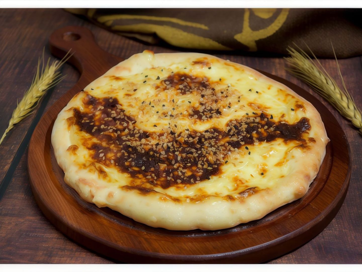 جبنة سائلة سادة دائري