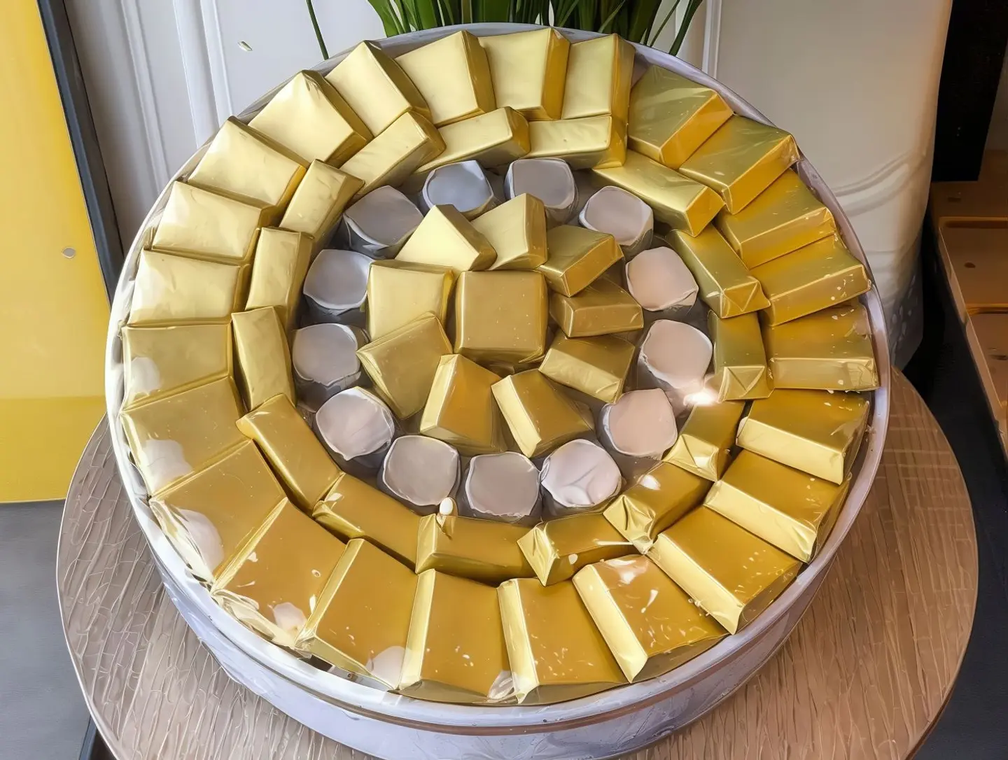 Large Wrapped Belgian Chocolate Tray
