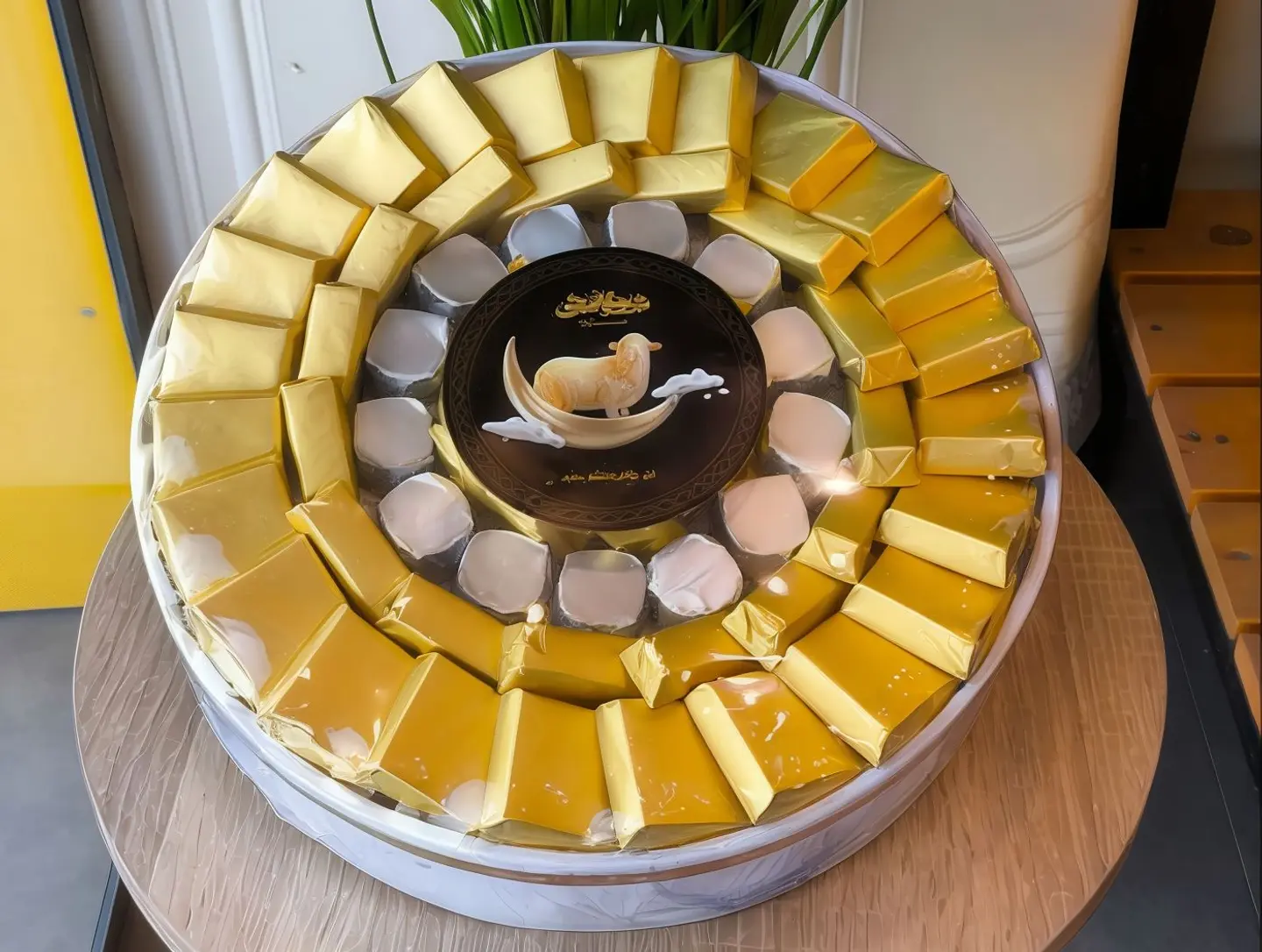 Large Wrapped Belgian Chocolate Tray For Eid