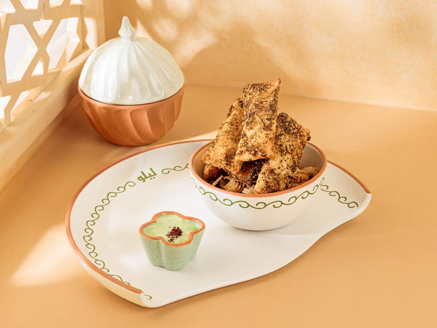 سموسه أو زعتر