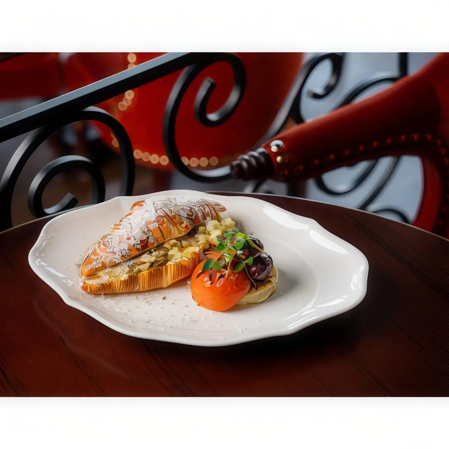 Moulin Rouge M And C ( Mushroom & Cheese Croissant )