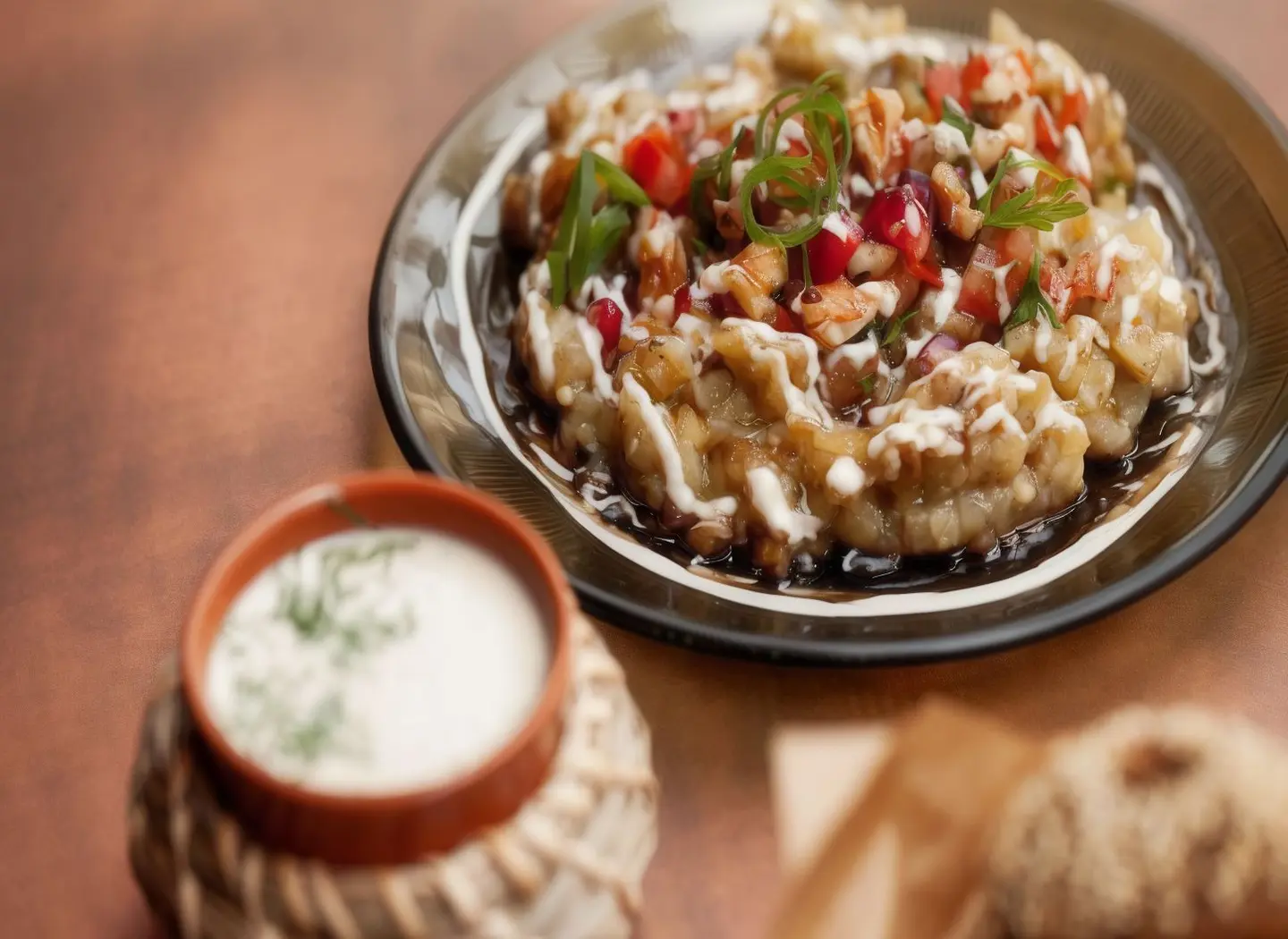 باذنجان و صلصة الأزما