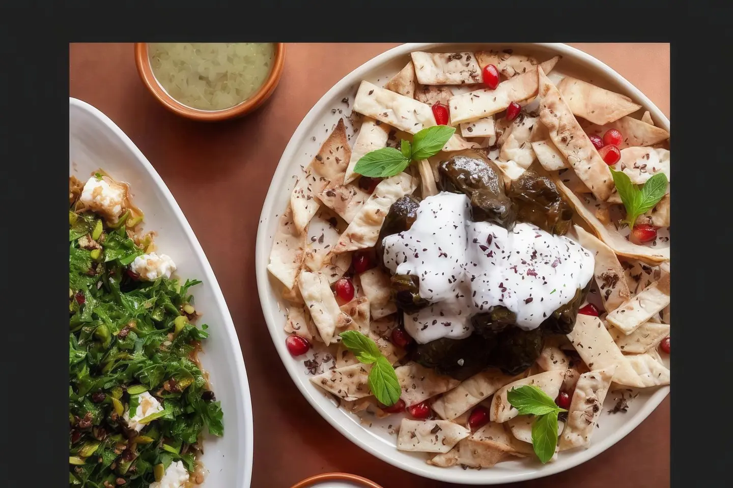 فتة ورق عنب