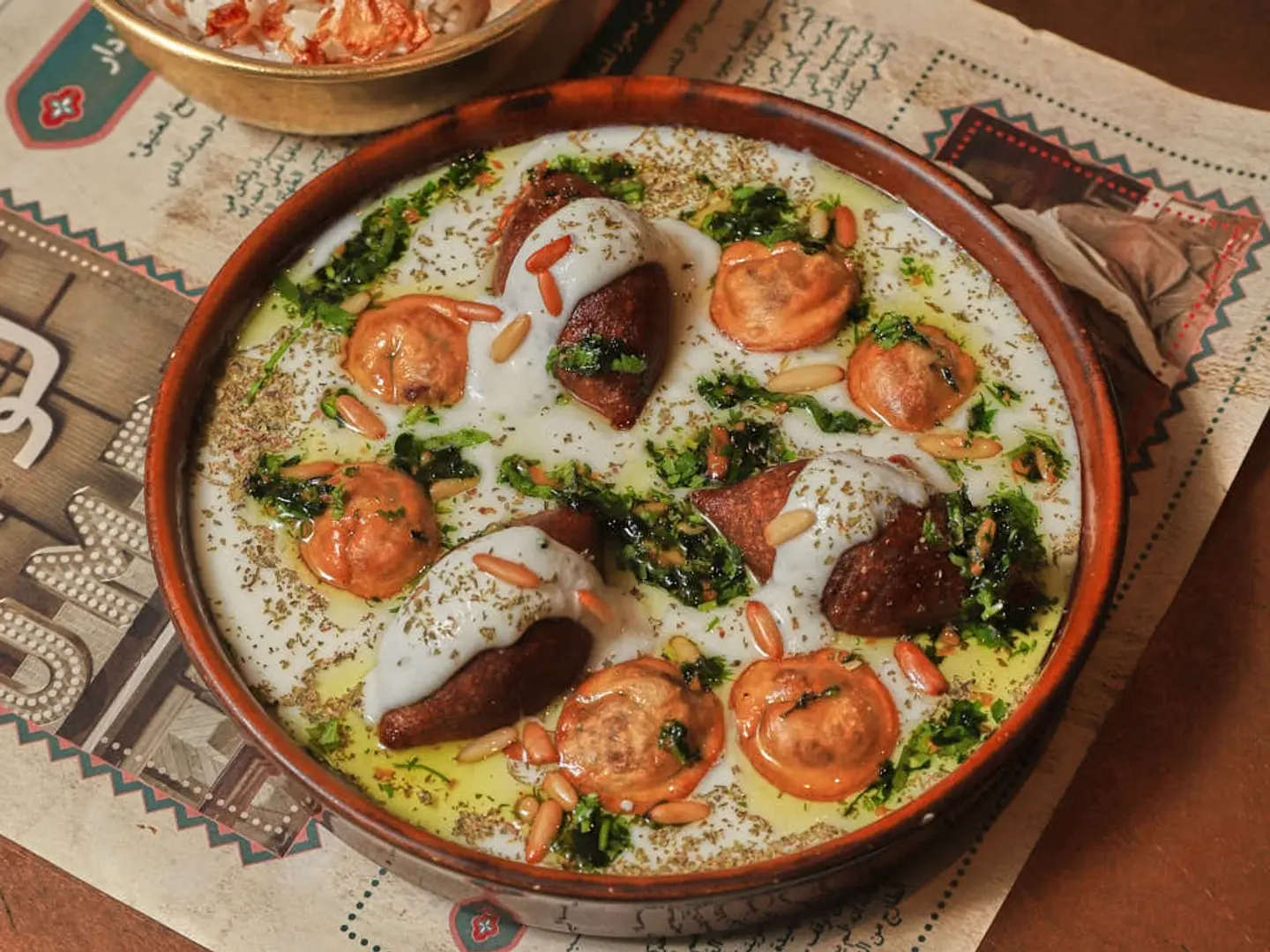 Shesh Barak With Kibbeh